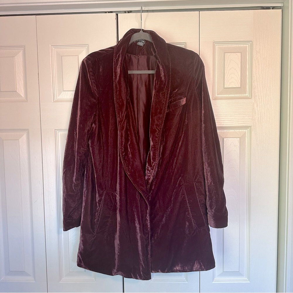 Purple Velvet Jacket size large